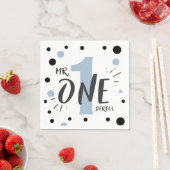 Mr.オネダーフル紙ナプキンズボーイベビーブルー スタンダードカクテルナプキン (インサイチュ)