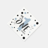 Mr.オネダーフル紙ナプキンズボーイベビーブルー スタンダードカクテルナプキン (角)