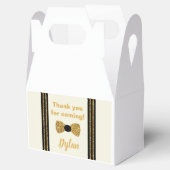 Mr.オネダーフル金ゴールドとブラックボウタイ フェイバーボックス (オープン)