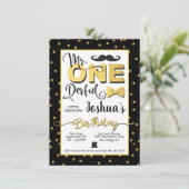 Mr.オンダーフル1歳の誕生日パーティの招待状 招待状 (スタンド正面)