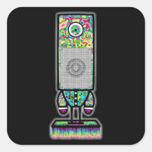 Mr.カラフルサイケデリックワンアイスピーカーv3 スクエアシール