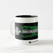 Mr.「キング」のヒキガエル ツートーンマグカップ (正面左)