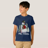 Mr -クール雪だるま tシャツ (正面フル)