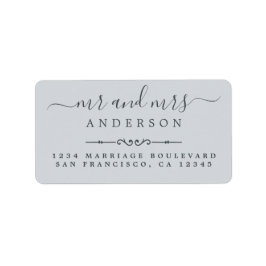 Mr.スクリプトPastel Blueの差出人住所 ラベル