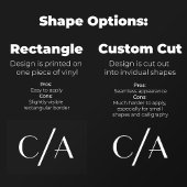 Mr.スタイリッシュSerif Script結婚の ウィンドウサイン