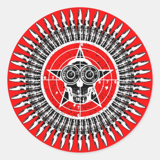 Mr.ターゲットの実践 ラウンドシール (正面)