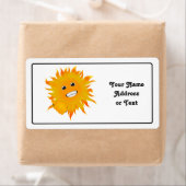 Mr.ハッピーサンシャイン – 親指を上げる ラベル (インサイチュ)