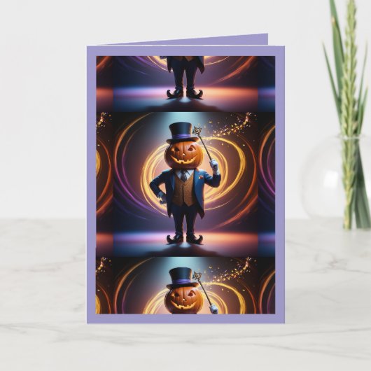 Mr.パンプキンの魔法ハロウィーン(4)ホリデーカード シーズンカード (正面)