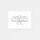 Mr.パーソナライズされたとMr. Plusのカスタマイズ可能な色 ポストイット (正面)