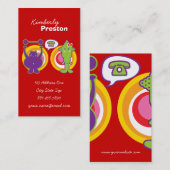 Mr.パープル&グリーン恋しく思クワイカートカートキャラクター 名刺 (正面/裏面)