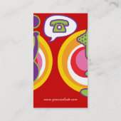 Mr.パープル&グリーン恋しく思クワイカートカートキャラクター 名刺 (裏面)