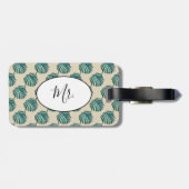 Mr.パームプリントターコイズラゲージタグ ラゲッジタグ (裏面横)