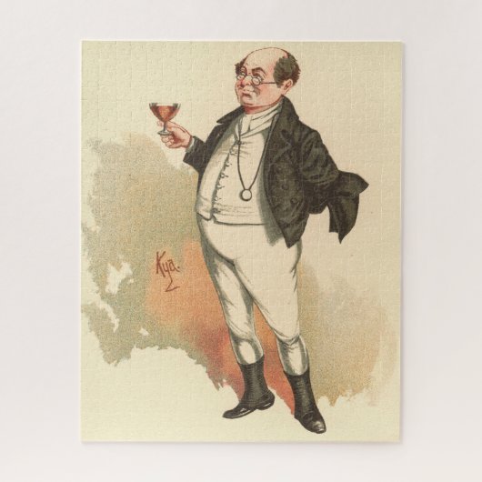 Mr.ピックウィックby Kyd, Dickens' The Pickwick紙 ジグソーパズル (縦)