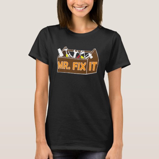 Mr.フィックスかわいいリペアマン素晴らし1 Tシャツ (正面)