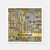 Mr.フィックスIt便利便小便小便小便 スタンダードカクテルナプキン (正面)