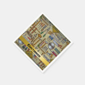 Mr.フィックスIt便利便小便小便小便 スタンダードカクテルナプキン (角)