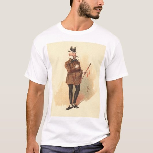 Mr.ミカウバーby Kyd - Dickens' David Copperfield Tシャツ (正面)