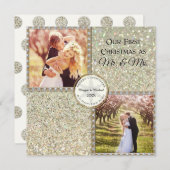 Mr.ミセスきらめくグリッタールッククリスマスフォト シーズンカード (正面/裏面)