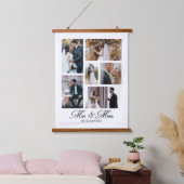 Mr.ミセス結婚の写真集 吊り下げ型タペストリー (寝室)