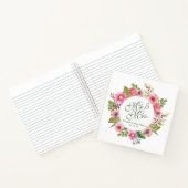 Mr.ミセス・エレガントフローラの結婚ノート ノートブック (内部)