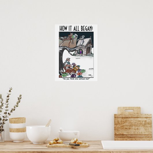 Mr.ミセス・クロースはどのようにしてポスターを始めたのか ポスター (キッチン)