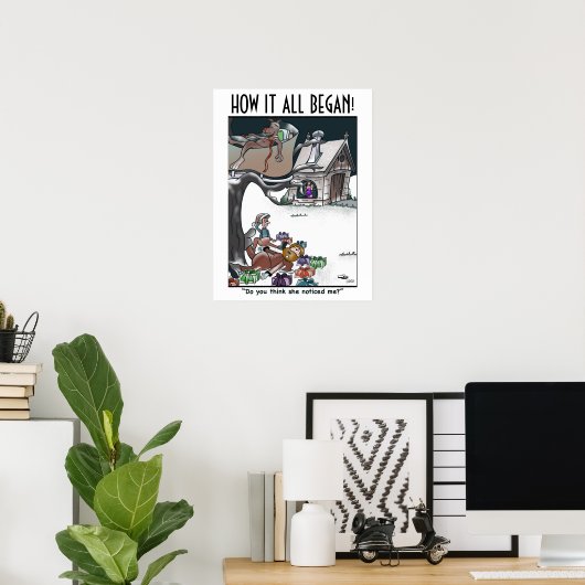 Mr.ミセス・クロースはどのようにしてポスターを始めたのか ポスター (ホームオフィス)