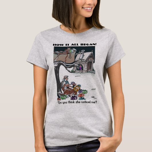 Mr.ミセス・クロース・ウィメンズ・スウェットシャツ Tシャツ (正面)