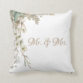 Mr.ミセス・グリーナリーフローラ台本エレガントな結婚式 クッション