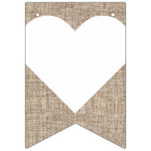 Mr.ミセス・バーラップ結婚のブライダルシャワー婚約 バンティングフラッグ (第1の旗)