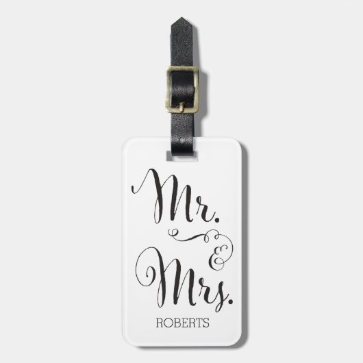 Mr.ミセス・ラゲッジタグ ラゲッジタグ (正面縦)