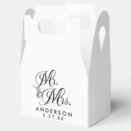 Mr.ミセス・白黒結婚の婚約 フェイバーボックス (オープン)