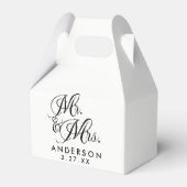 Mr.ミセス・白黒結婚の婚約 フェイバーボックス (正面サイド)