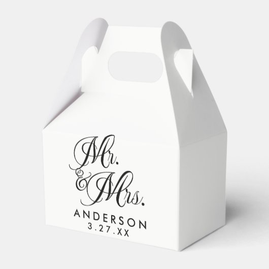 Mr.ミセス・白黒結婚の婚約 フェイバーボックス (正面サイド)