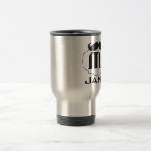 Mr.ムスタヒーレトロヴィンテージヒップスターの贈り物 トラベルマグ (中央)