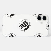 Mr.ムスタヒーレトロヴィンテージヒップスターの贈り物 Case-Mate iPhoneケース (裏面 (横))