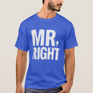 “Mr.ライト”のウェディングシャツ Tシャツ
