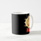 Mr -リングや輪フィンガーハネムーン結婚結婚の新郎 コーヒーマグカップ (正面右)