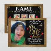 Mr.ワンダーフル誕生日招待状 インビテーションポストカード (正面/裏面)