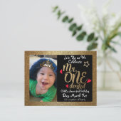 Mr.ワンダーフル誕生日招待状 インビテーションポストカード (スタンド正面)