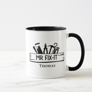 Mr.修正It木製サインツール名 マグカップ