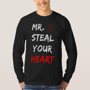 Mr.幼児のためのハートを盗む Tシャツ