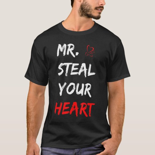 Mr.幼児のためのハートを盗む Tシャツ (正面)