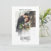 Mr.新婚の手書きの写真の休日 シーズンカード (スタンド正面)