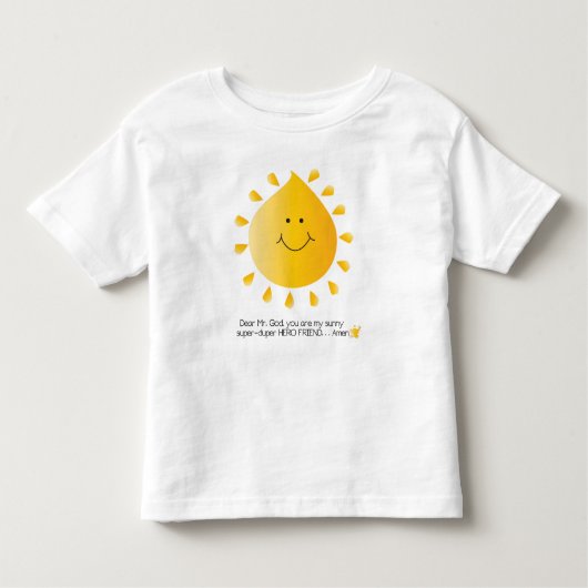 Mr.親愛God Sunshineシャツ トドラーTシャツ (正面)