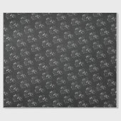 Mr.黒い黒板のミセス ラッピングペーパー (フラット)