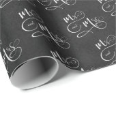 Mr.黒い黒板のミセス ラッピングペーパー (ロールコーナー)