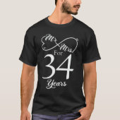 Mr.34年34結婚周年 Tシャツ (正面)