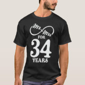 Mr.34年34結婚周年 Tシャツ (正面)