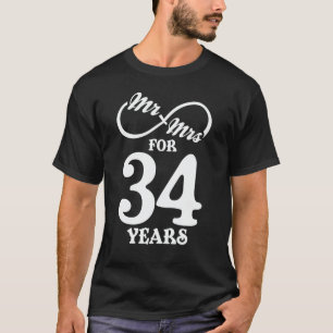 Mr.34年34結婚周年 Tシャツ