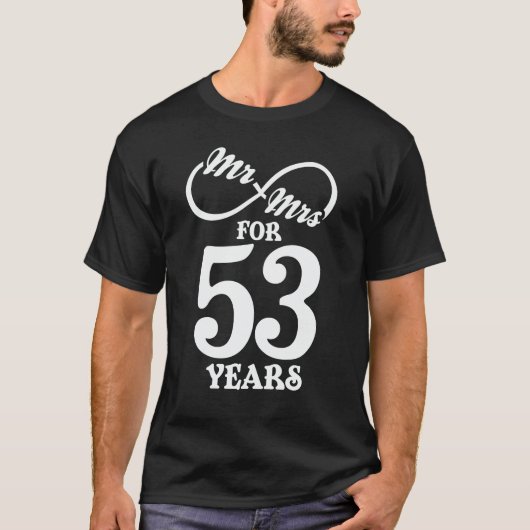 Mr.『53年53年53結婚周年』 Tシャツ (正面)